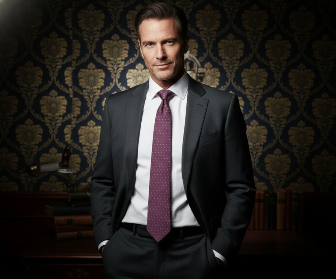 [새상품] 던힐(dunhill) 실크 100% 이탈리아 클래식 넥타이 상품이미지2