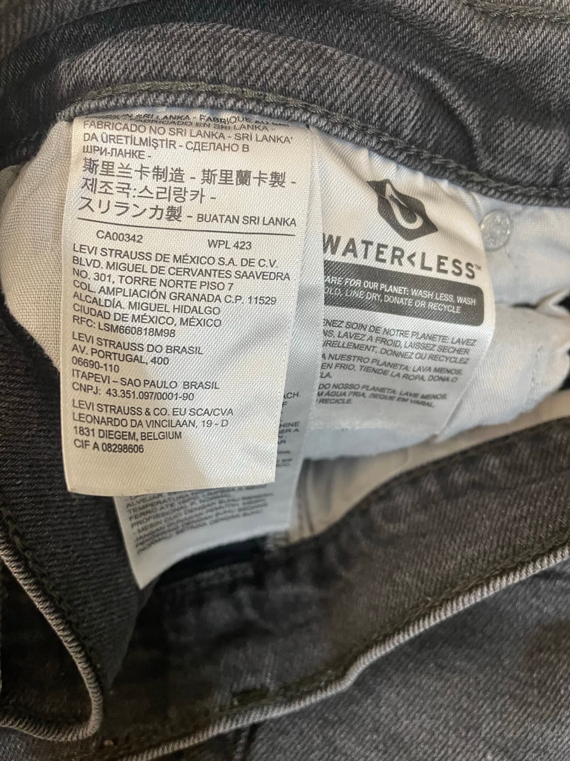 리바이스 립케이지 스트레이트 앵클진 상품이미지6