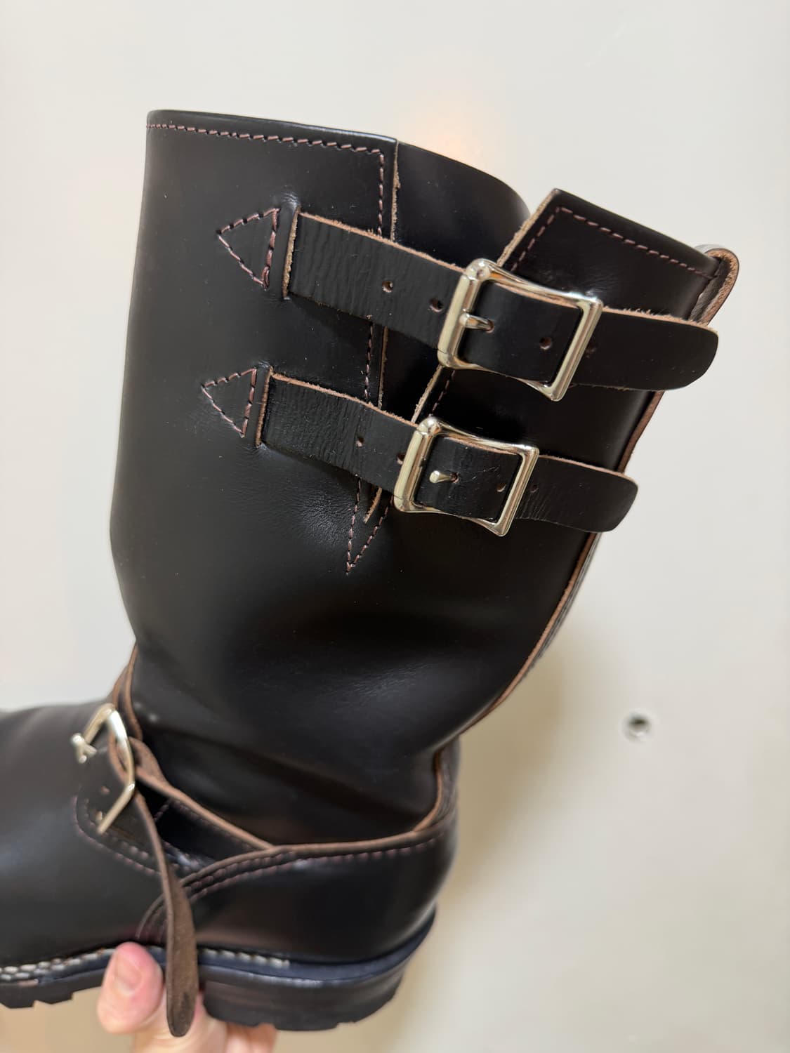 웨스코 보스 8E 블랙 홀스하이드 엔지니어부츠 상품이미지9