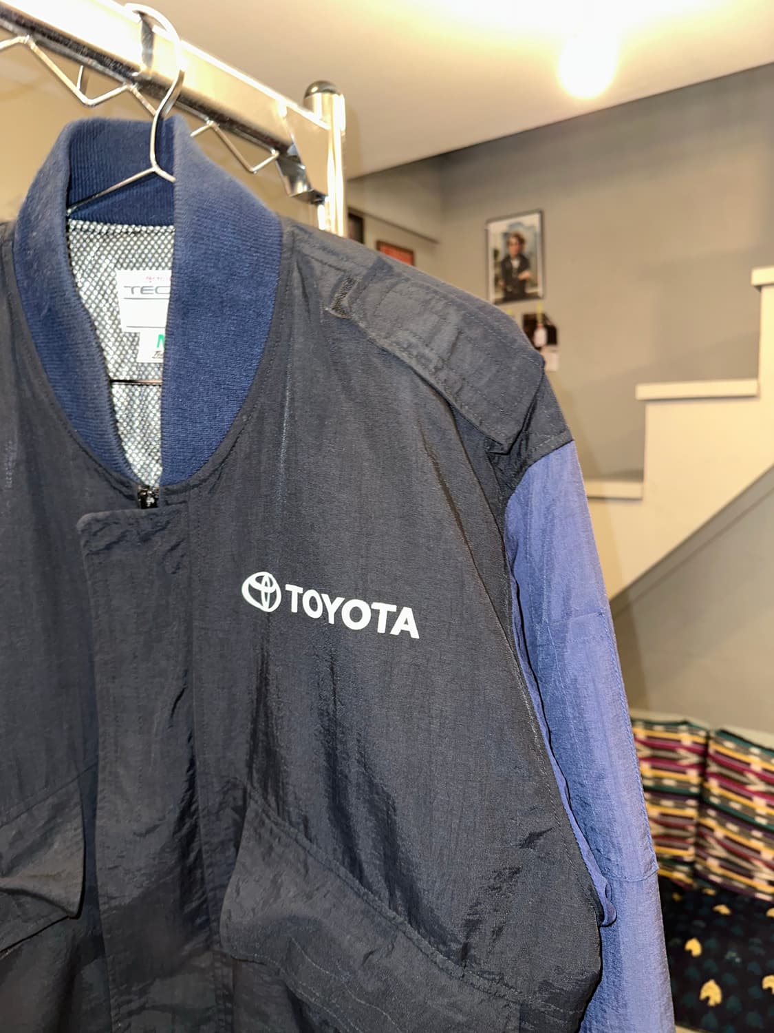 Toyota Tecno logo work bomber jacket 상품이미지7