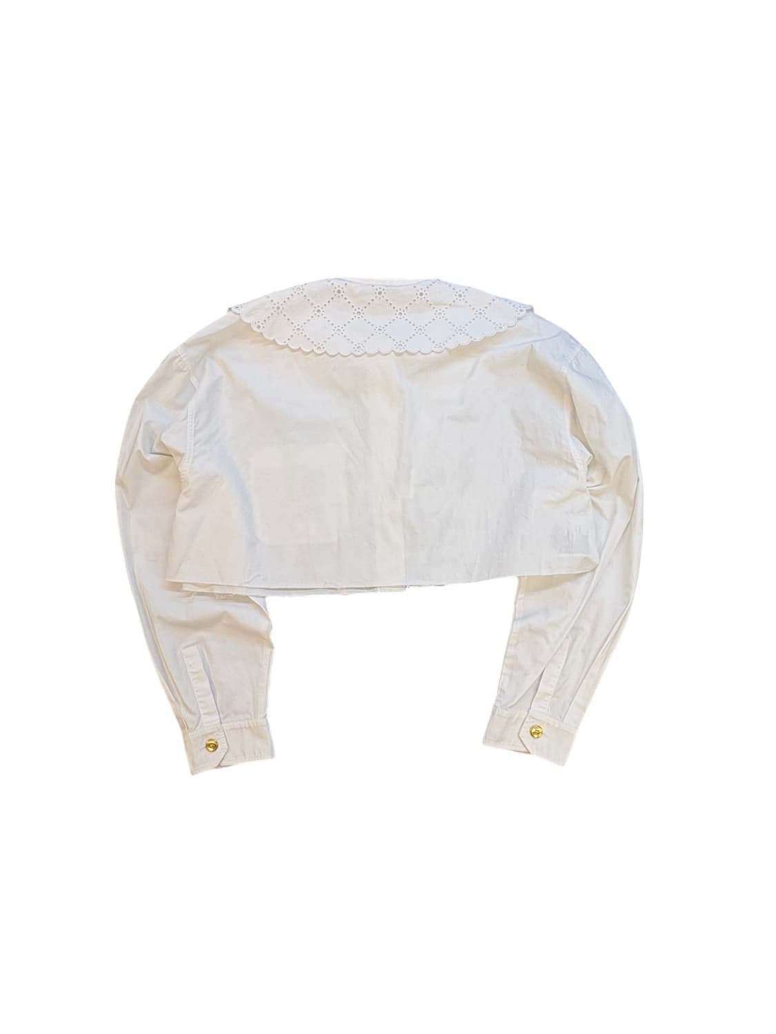 미우미우 크롭 코튼 셔츠 상품이미지2