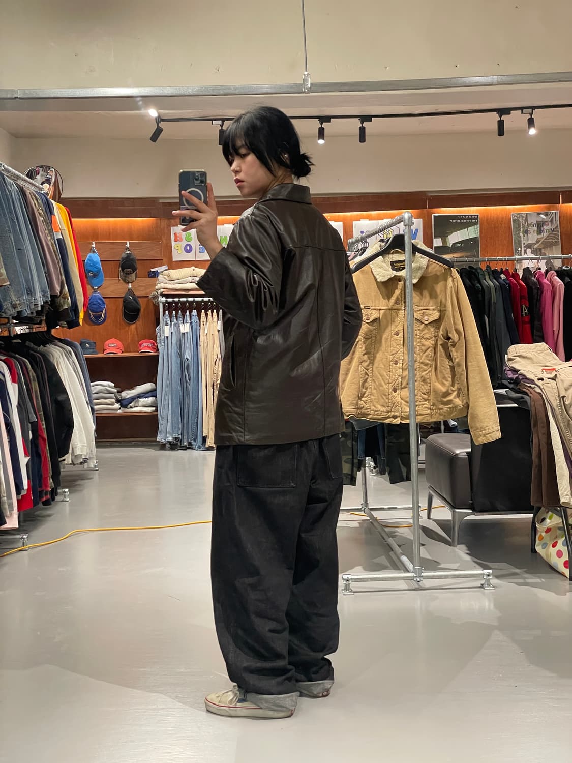 빈티지 여성 소가죽 자켓   상품이미지6