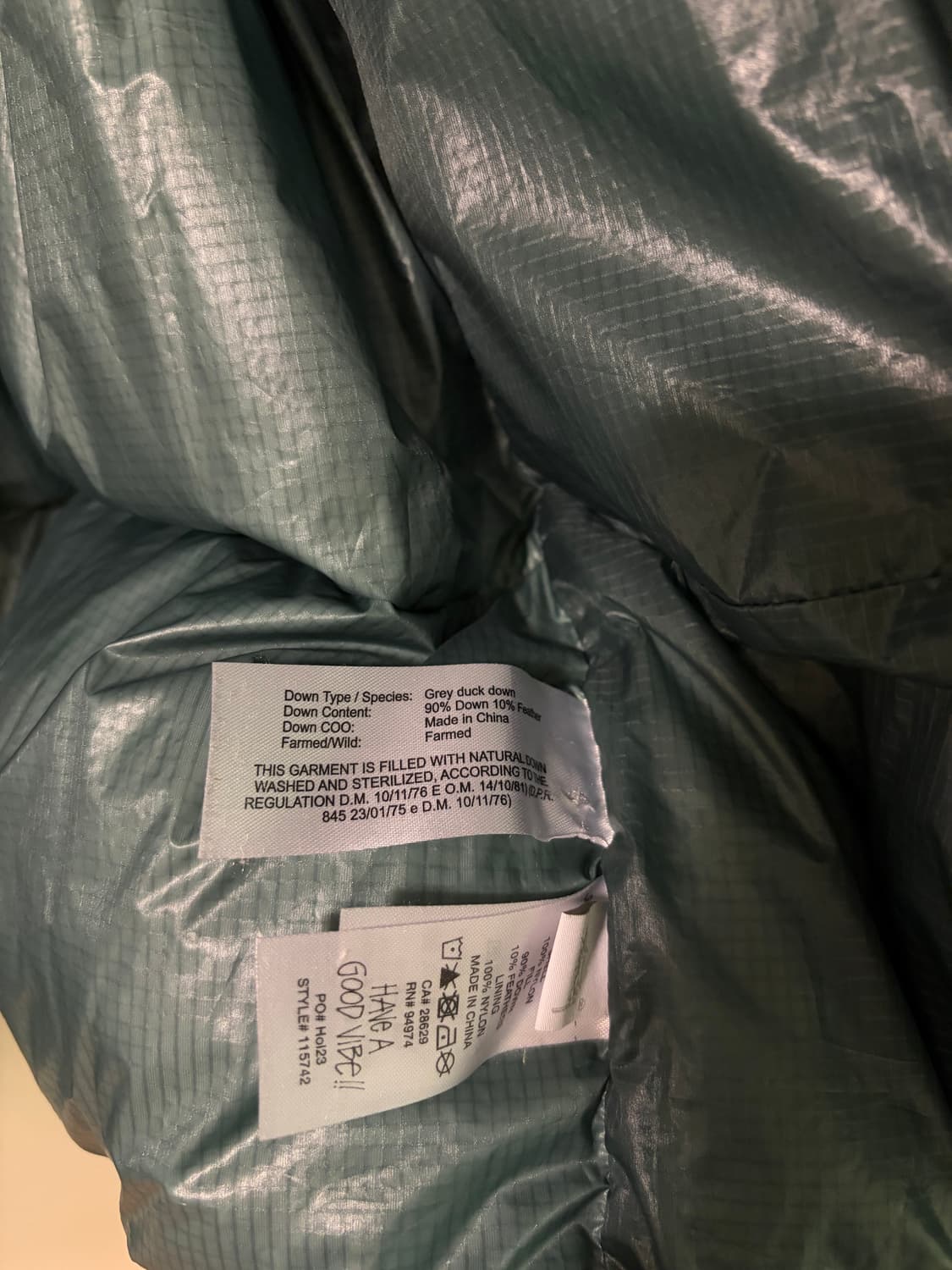 스투시 Stussy 립스탑 다운 푸퍼 패딩 상품이미지5