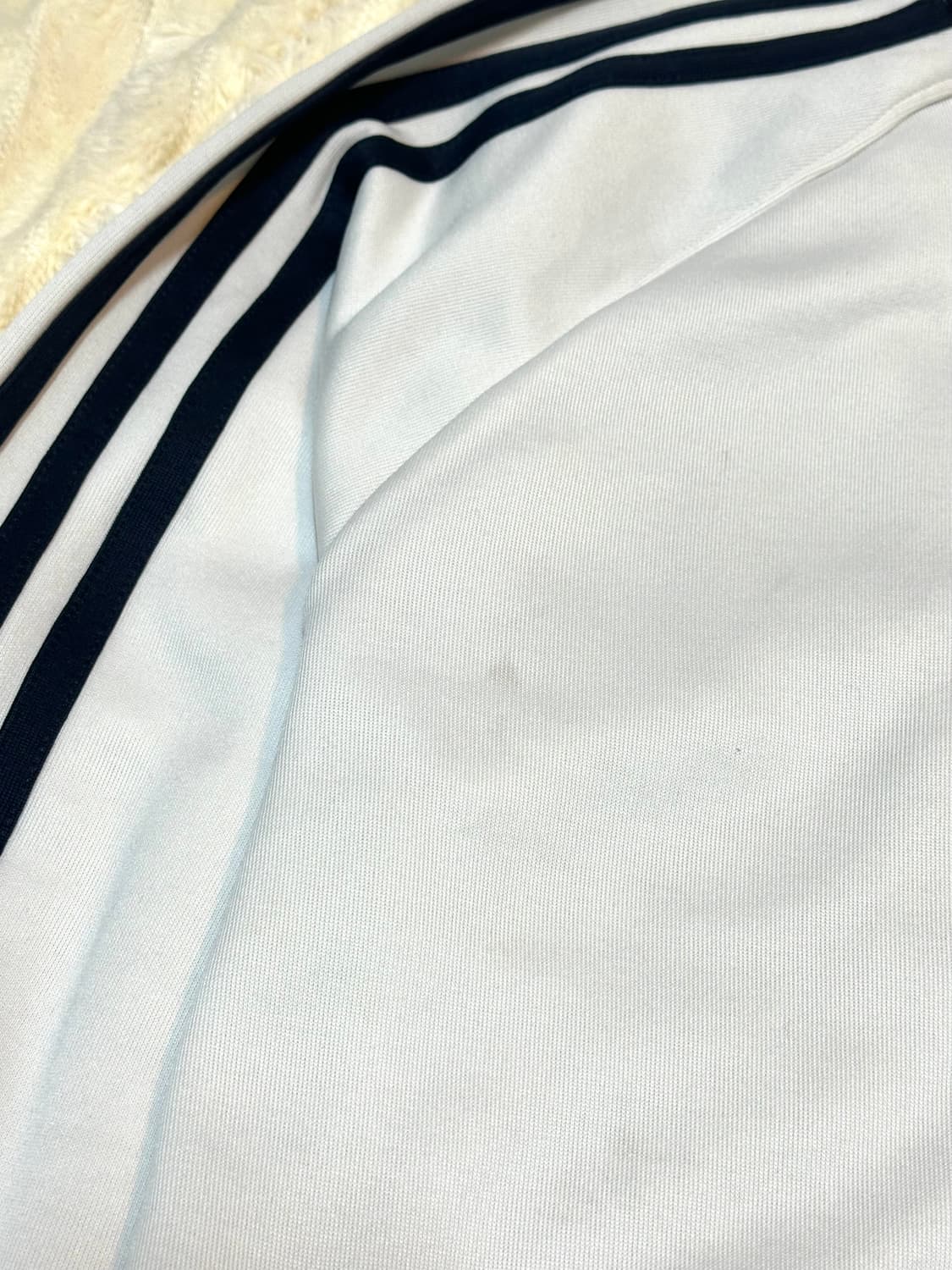 아디다스 빈티지 져지 흰검 흰색 삼선 트랙탑 봄버 자켓 상품이미지3