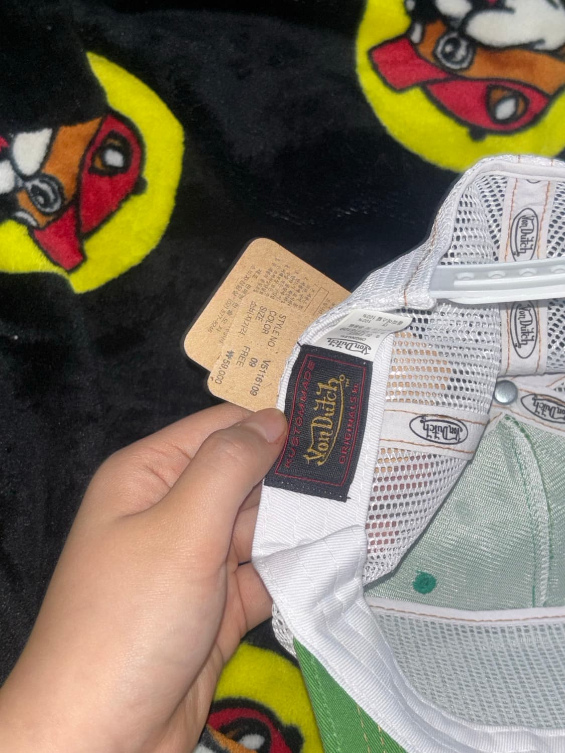 🚨연말세일🚨Von dutch green mesh hat 상품이미지6