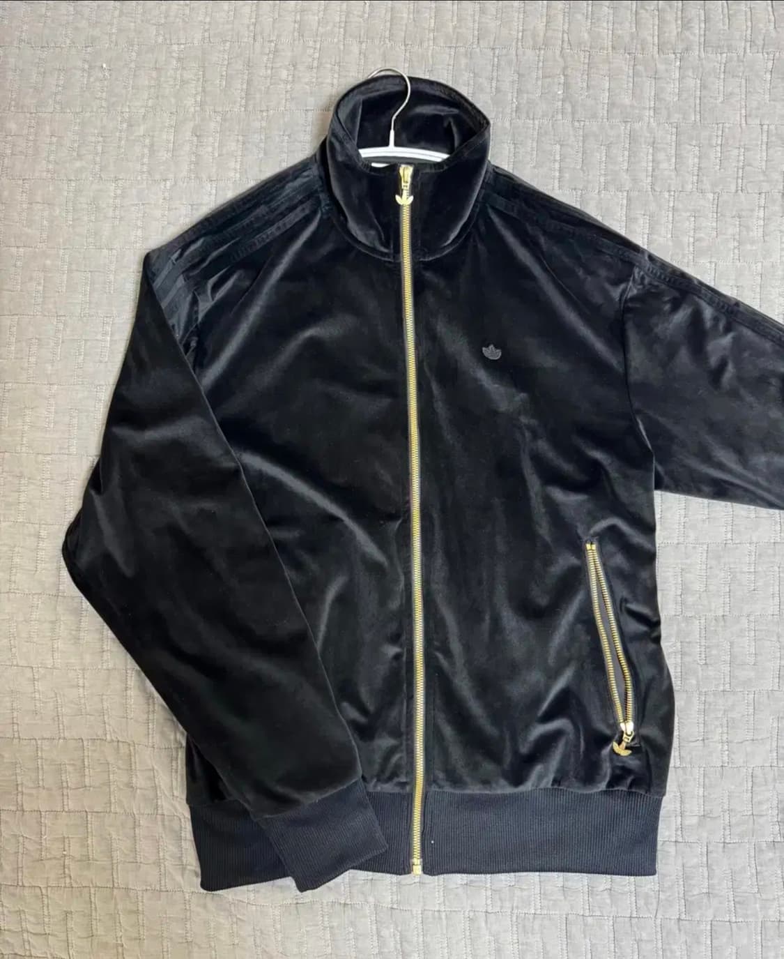 아디다스 벨루어 벨벳 트랙탑 셋업 L/M 상품이미지4