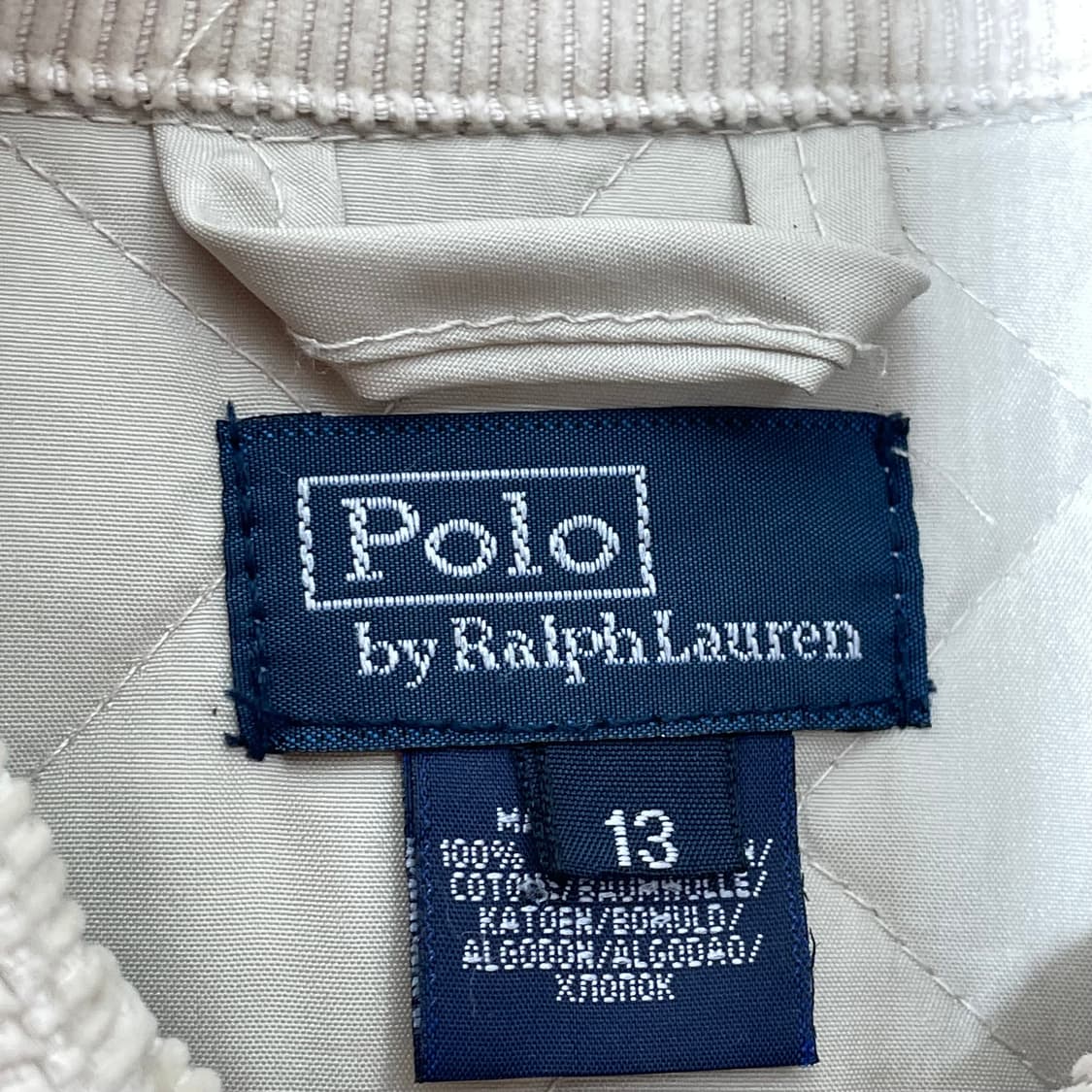 폴로 랄프로렌 퀄팅 자켓 XS  상품이미지3