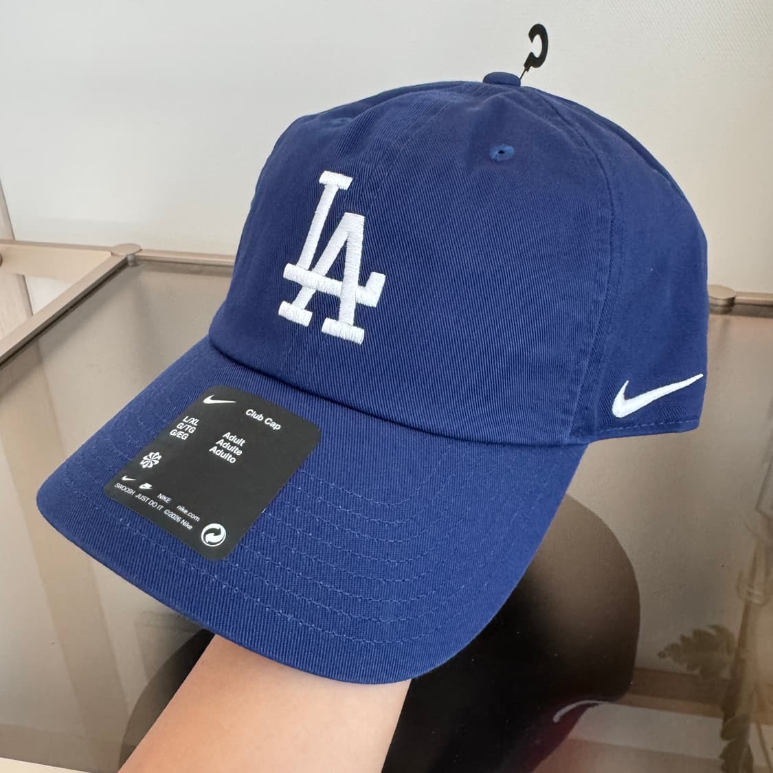 NIKE X MLB LA DODGERS LOGO ROYALBLUE CAP 상품이미지5
