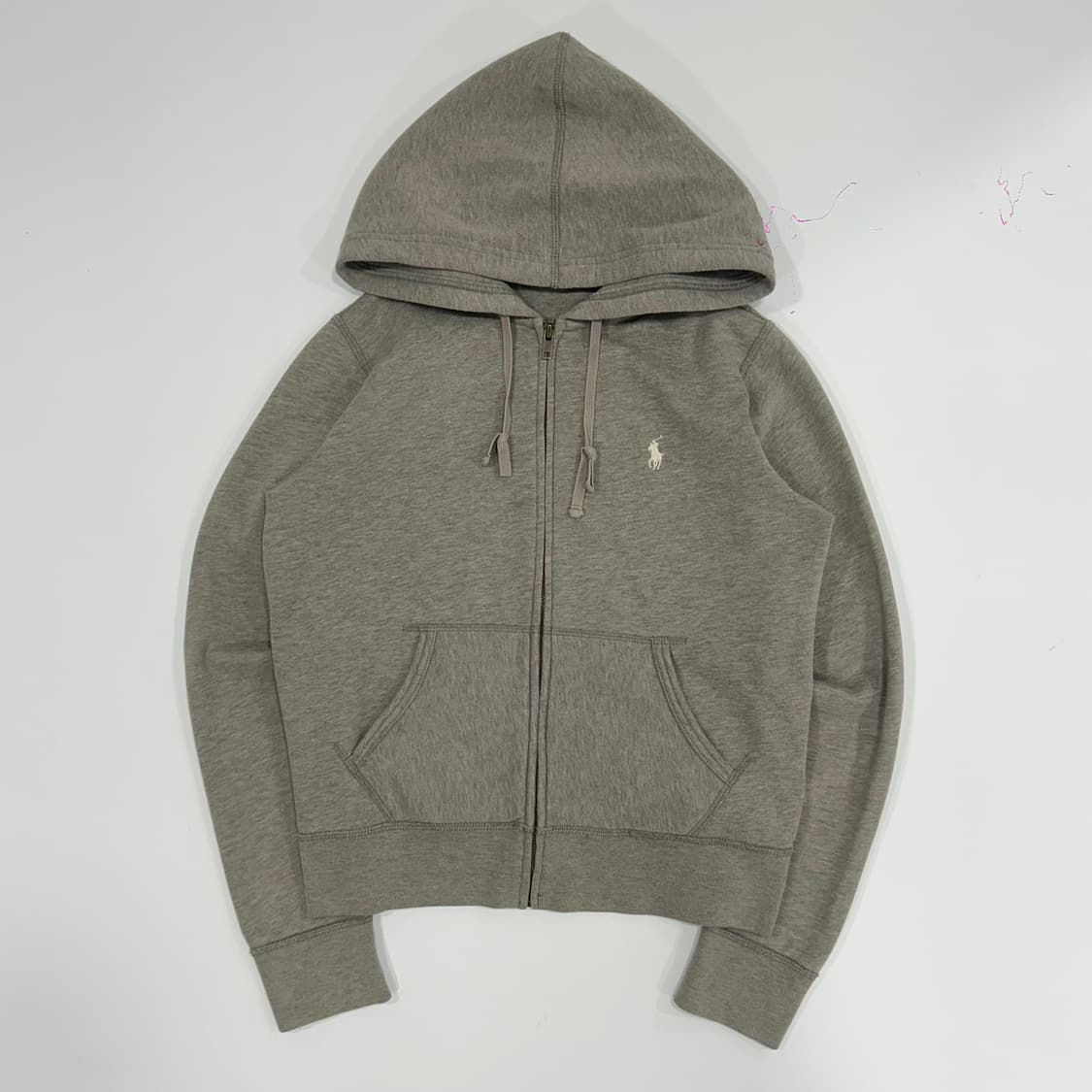 Polo 폴로 화이트포니 그레이 후드집업 상품이미지3