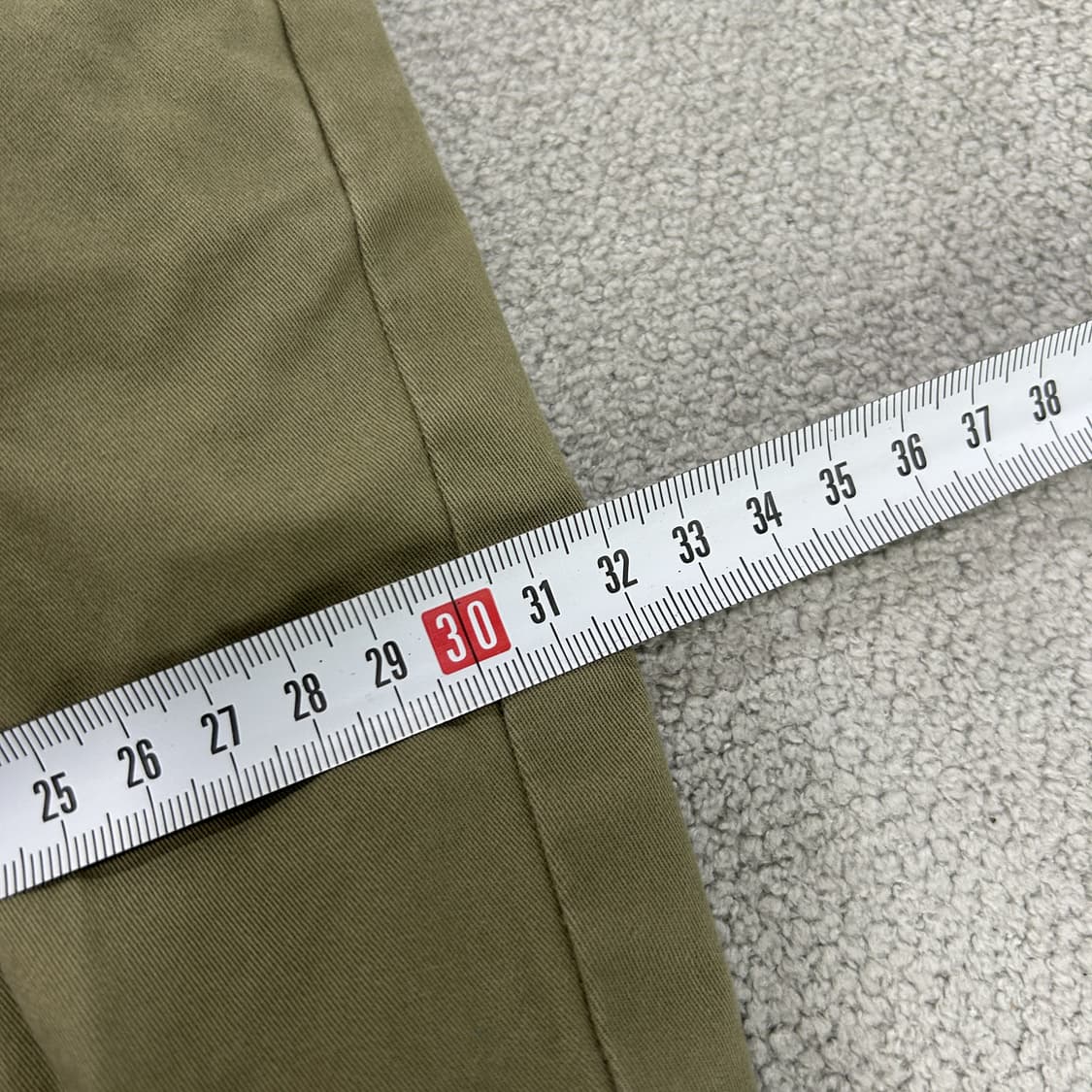 타미힐피거 카키색 반바지 면바지 숏팬츠 34 상품이미지6