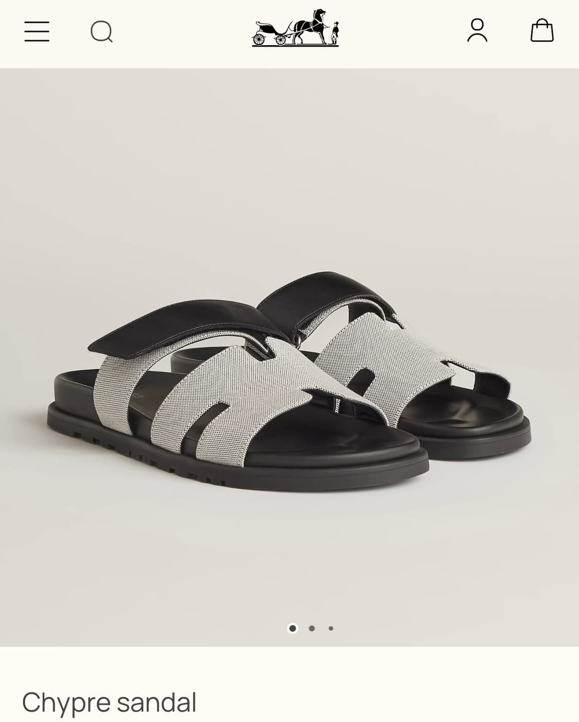 에르메스 시프레 Chypre 샌들 슬리퍼 43 상품이미지1