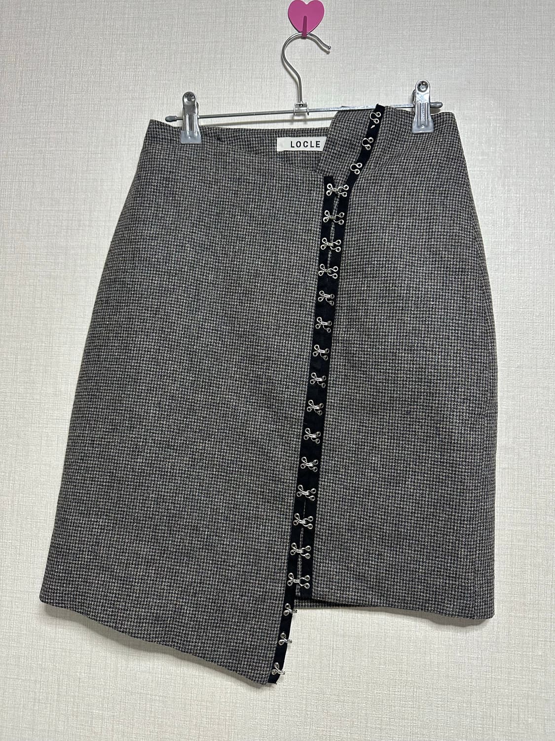 로클 체크 후크 스커트  상품이미지2