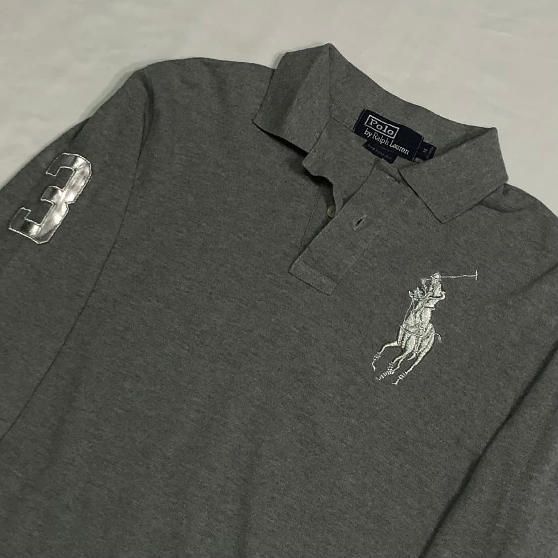 폴로 랄프로렌 은색 빅포니 카라티 상품이미지1