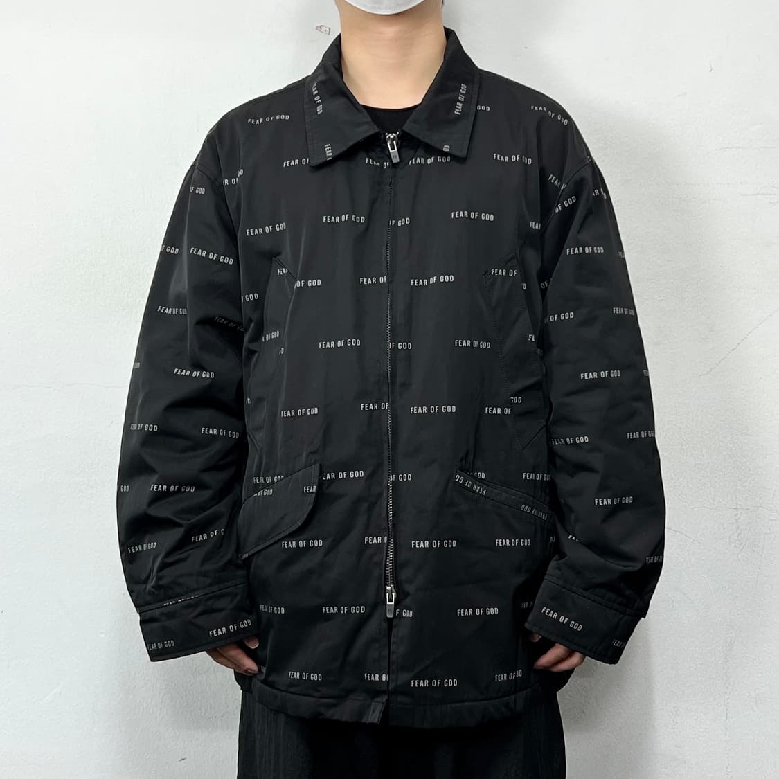 피어오브갓 6th 컬렉션 퀼티드 필드 자켓 블랙 상품이미지2