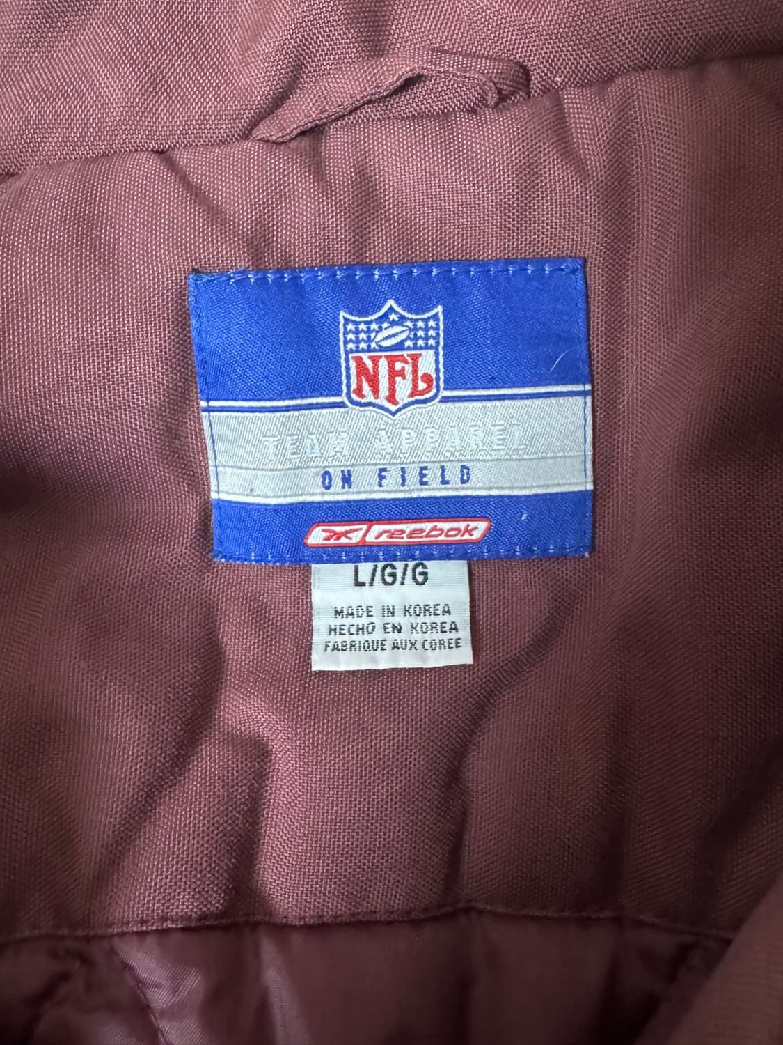 리복 X NFL 워싱턴 레드스킨스 패딩 상품이미지3