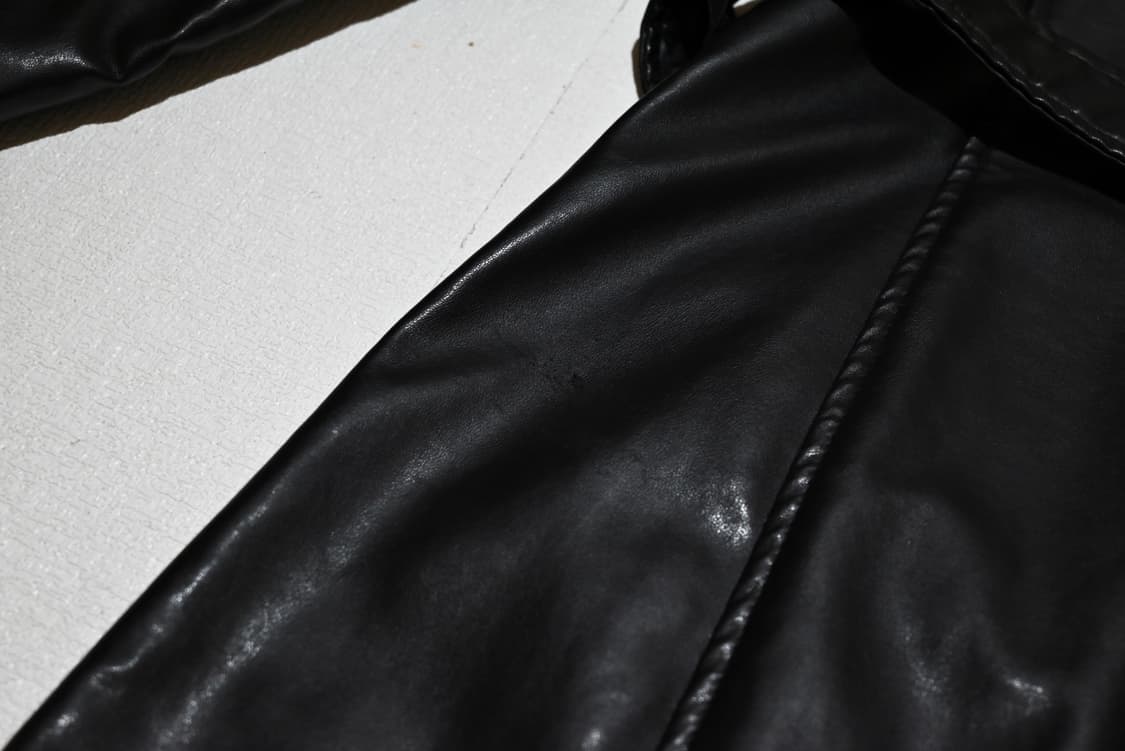 Armni jenas 90s vegan leather coat  상품이미지9