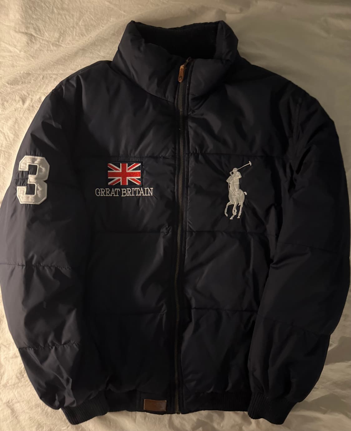 폴로 빅포니 브리튼 패딩 네이비 XL 상품이미지2