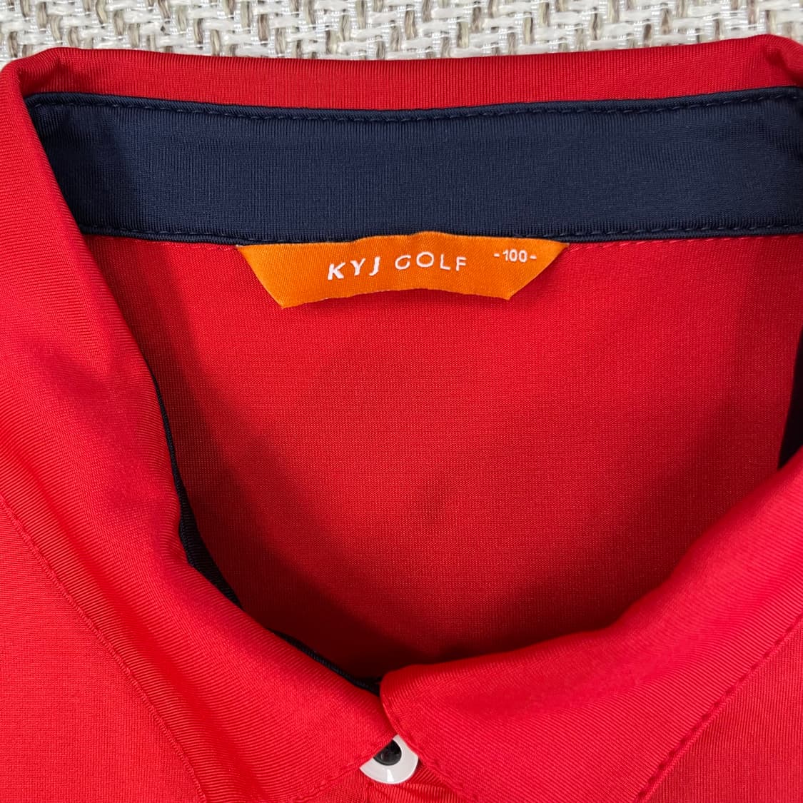 KYJ GOLF 빨간색 카라티 100 상품이미지3