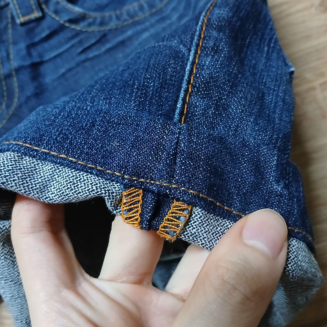 TR 트루릴리전 반바지 스티치 청바지 쇼츠 반바지 29인치 상품이미지7