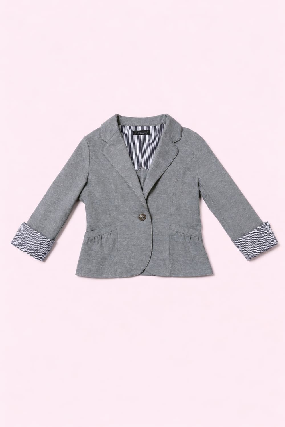 리즈리사깔 백리본 로걀 자켓  상품이미지1