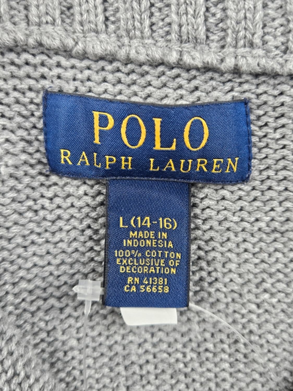 폴로랄프로렌 하이넥 베이직 하프 니트 집업 ( L ) / 10661 상품이미지8