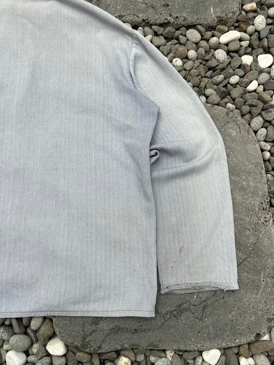 OLD EURO VINTAGE HBT GREY 패치워크 빈티지워크자켓 상품이미지10