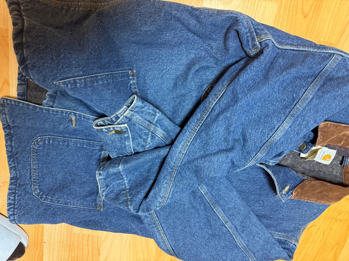 빈티지 칼하트 데님 커버올 초어자켓 105이상 상품이미지5