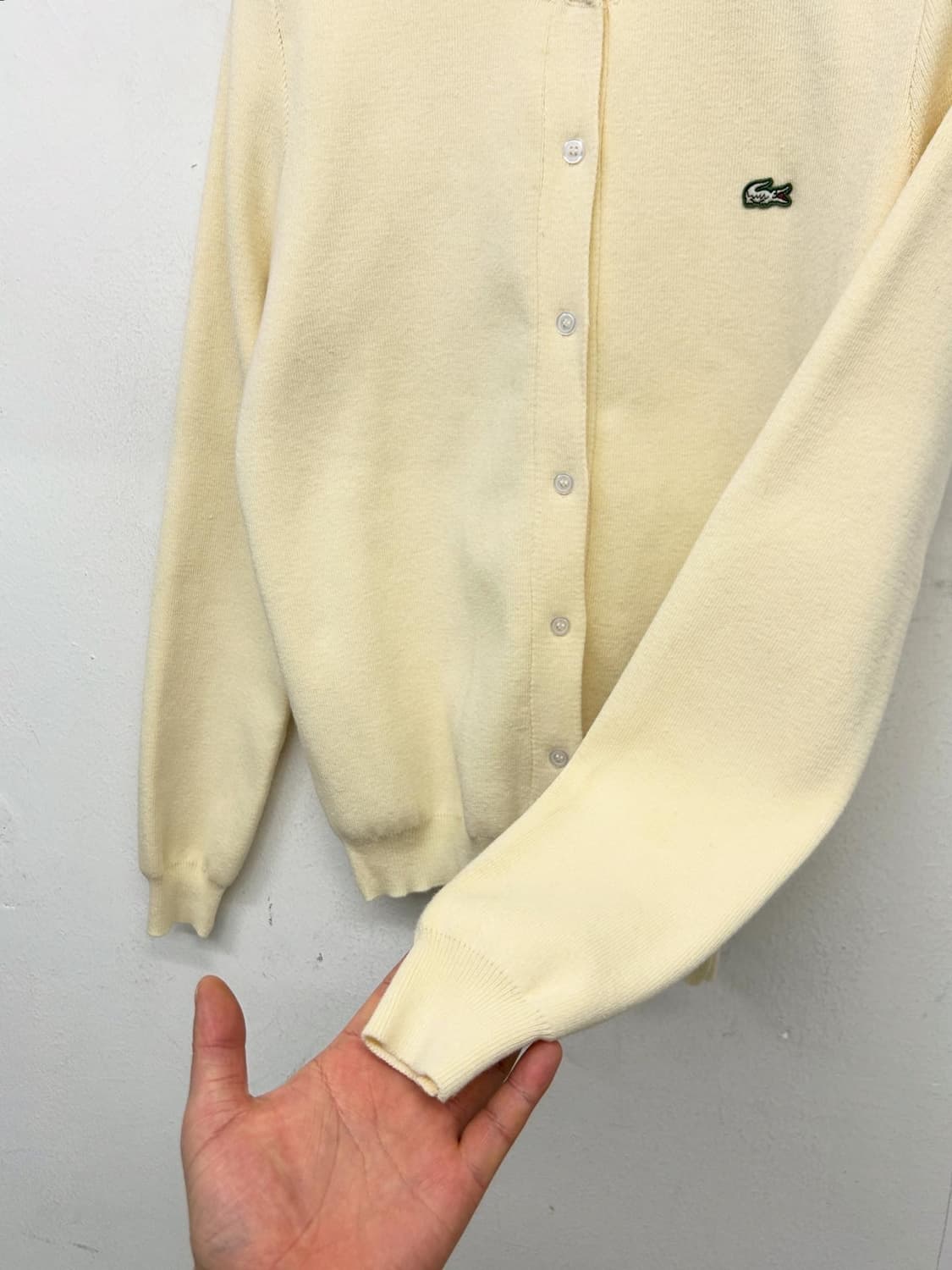 라코스테 LIVE 라운드넥 가디건 상품이미지3