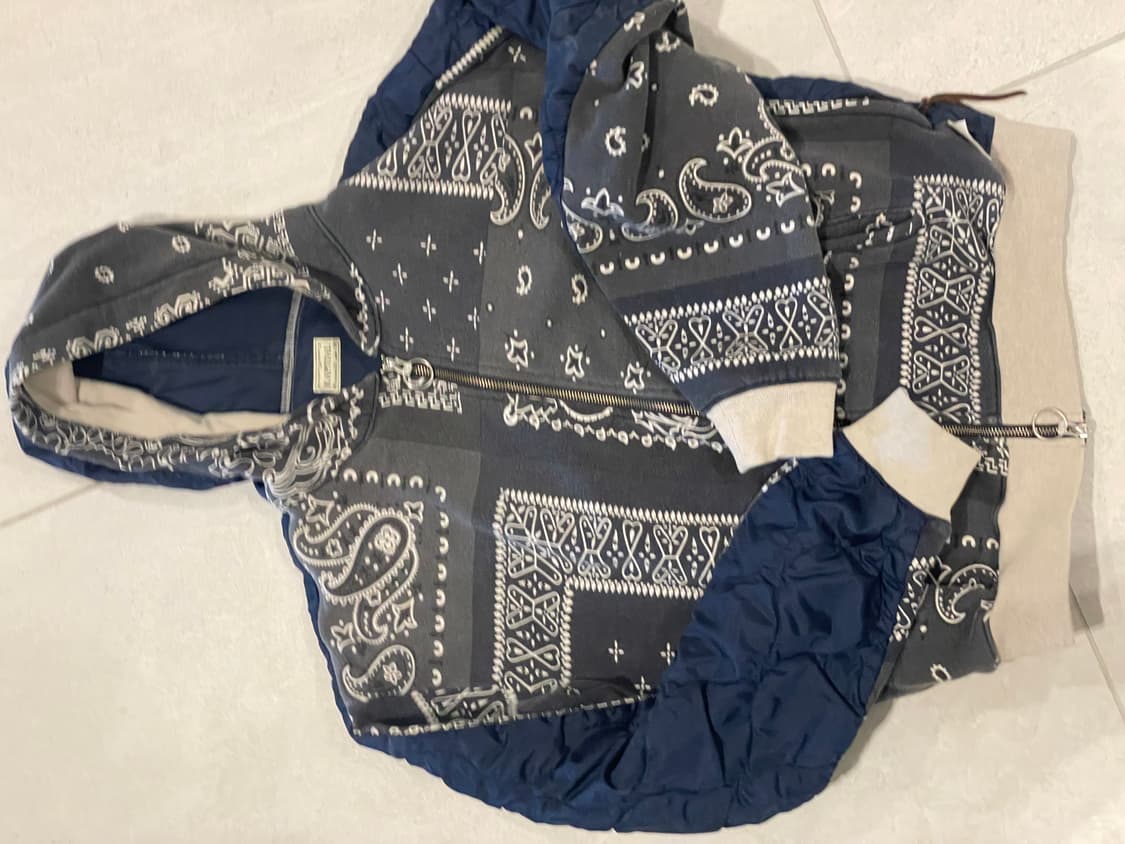 캐피탈 반다나 후드 사이즈3 블랙 상품이미지1