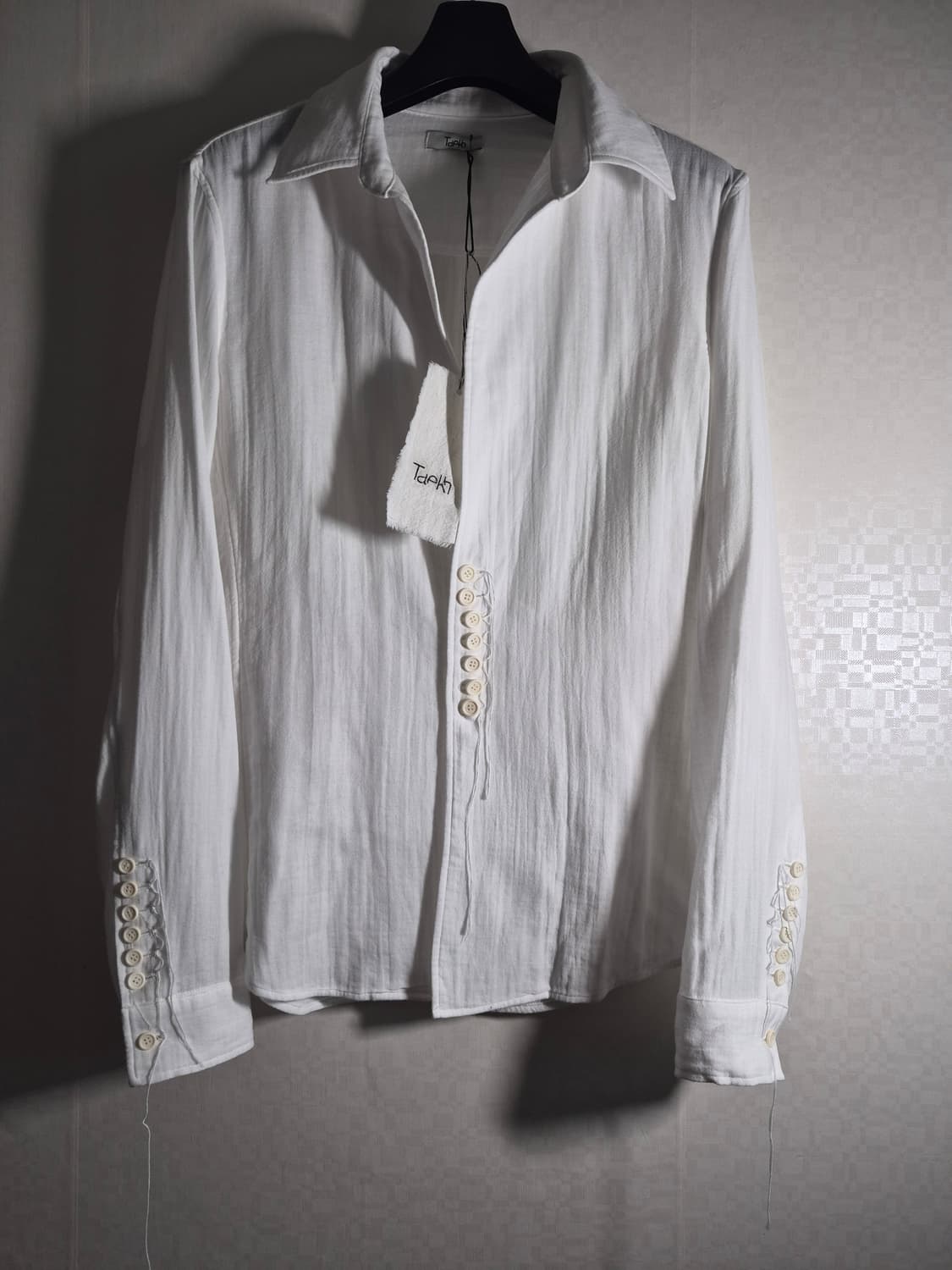 Double Gauze Shirt Jacket _ White 상품이미지3
