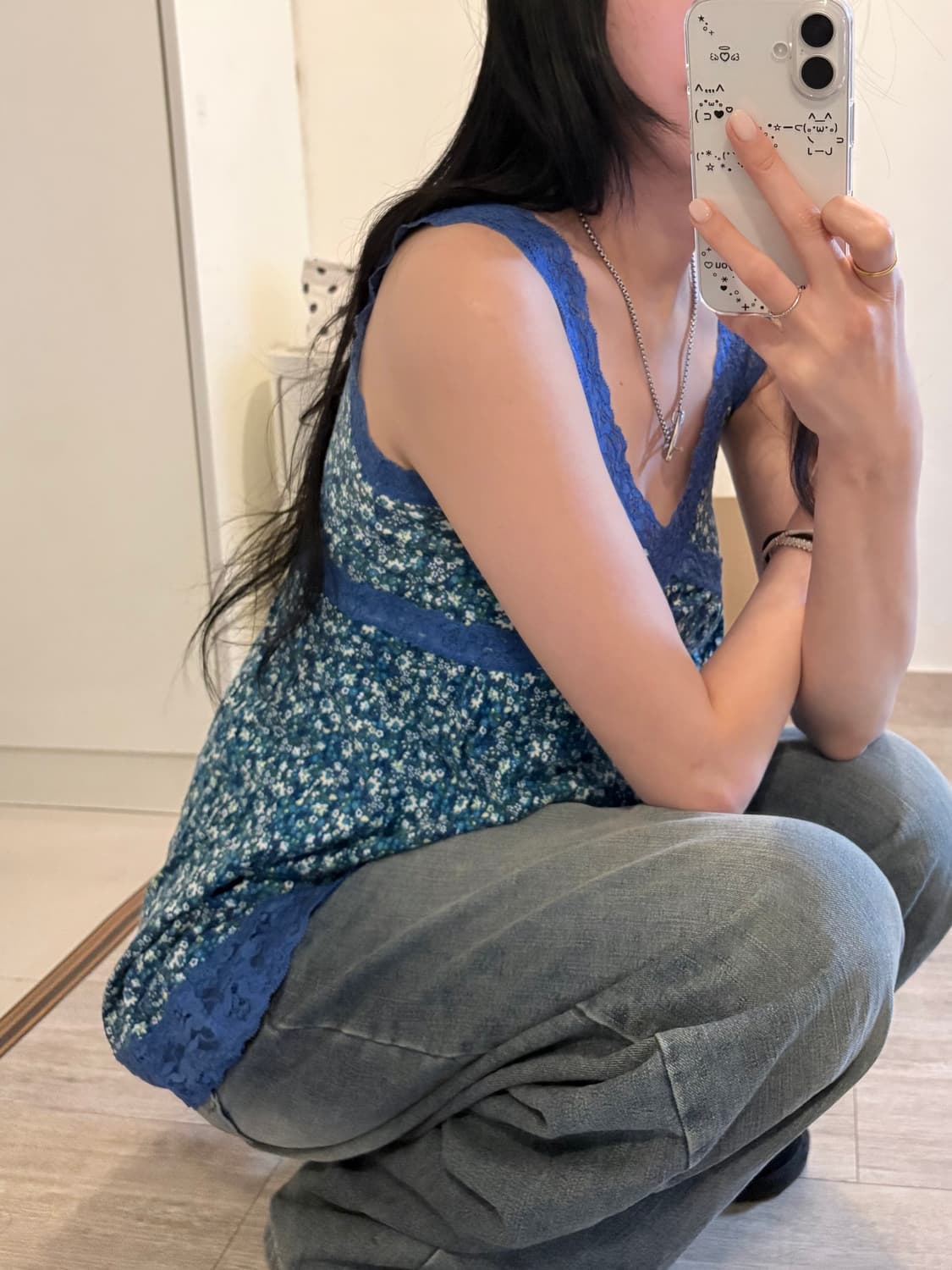 Small Floral Lace Cami 상품이미지2