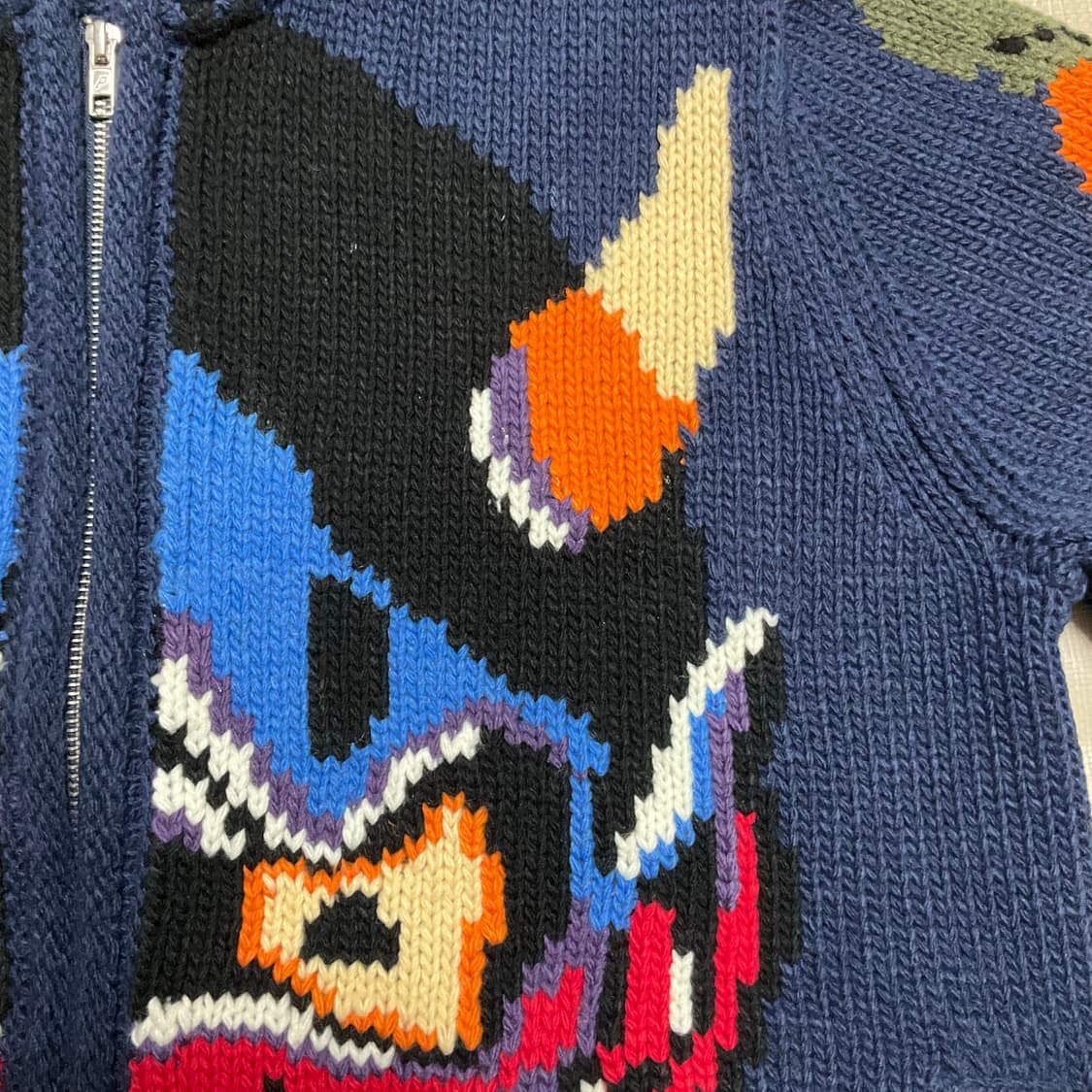 팔라스 데몬 코위찬 니트 블루 L 상품이미지9