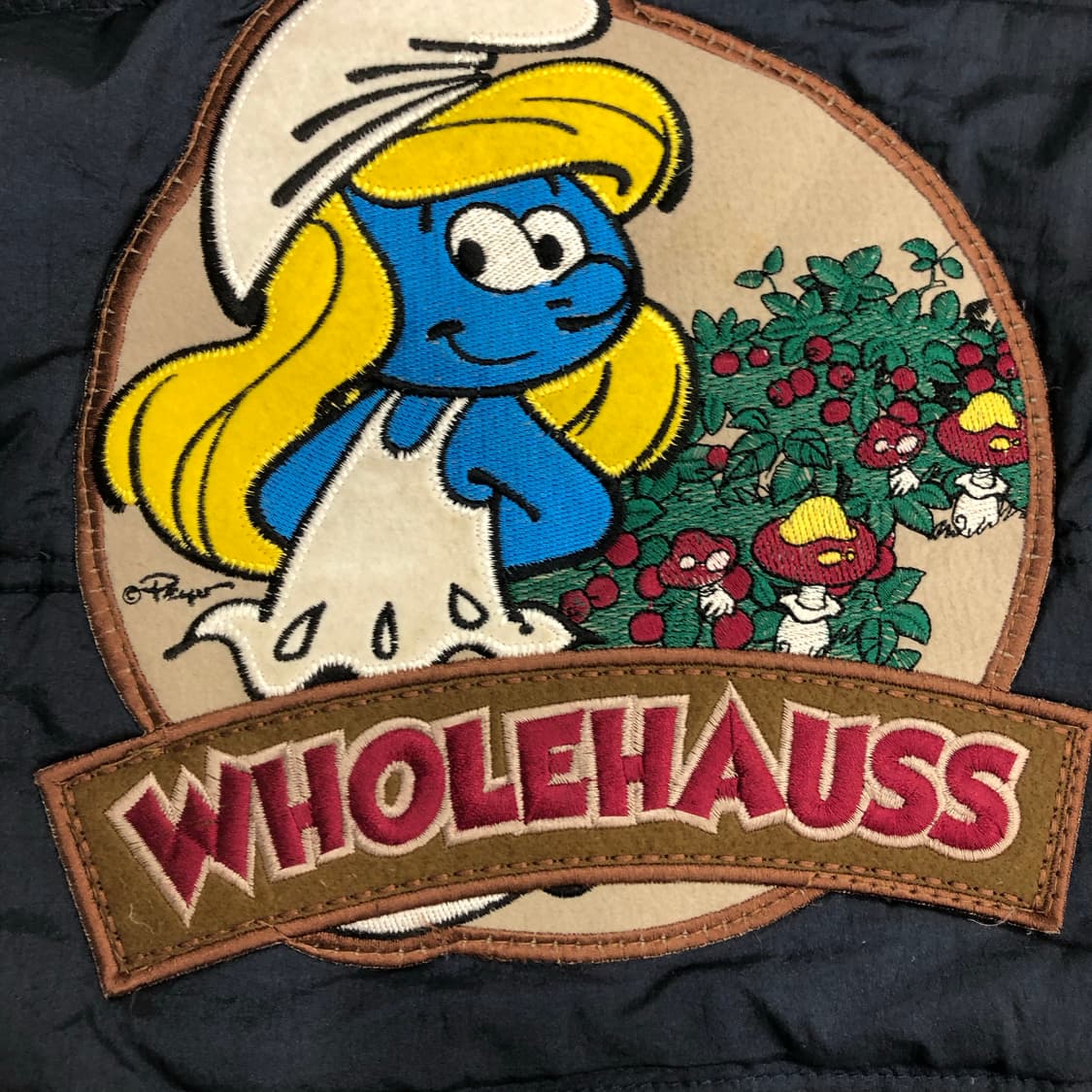 홀하우스 스머프 패치 덕다운 패딩 조끼 상품이미지2