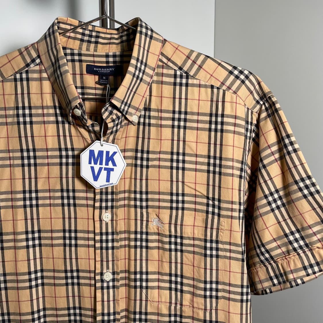 버버리 노바체크 반팔 셔츠(국내매장판) 상품이미지4