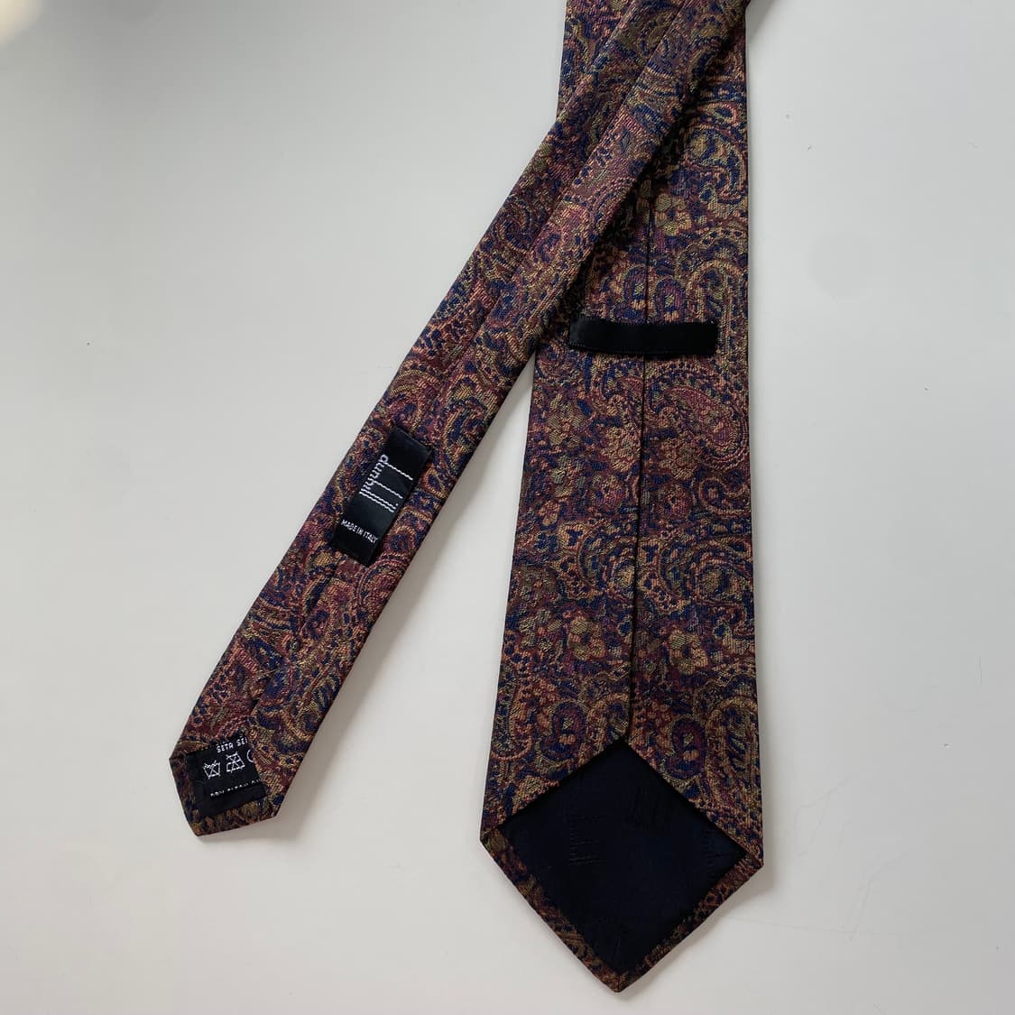 던힐(dunhill) 명품 정품 페이즐리 넥타이 상품이미지3