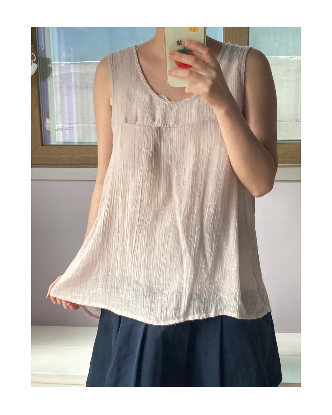뮤트톤 레이스 나시, 민소매 상품이미지3