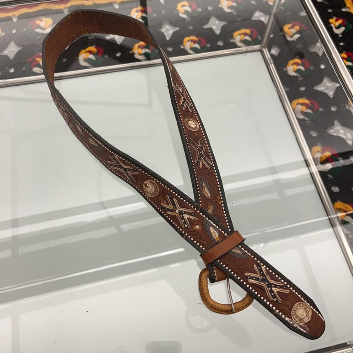 빈티지 보헤미안 히피 인디언 패턴 벨트 C07157 상품이미지4