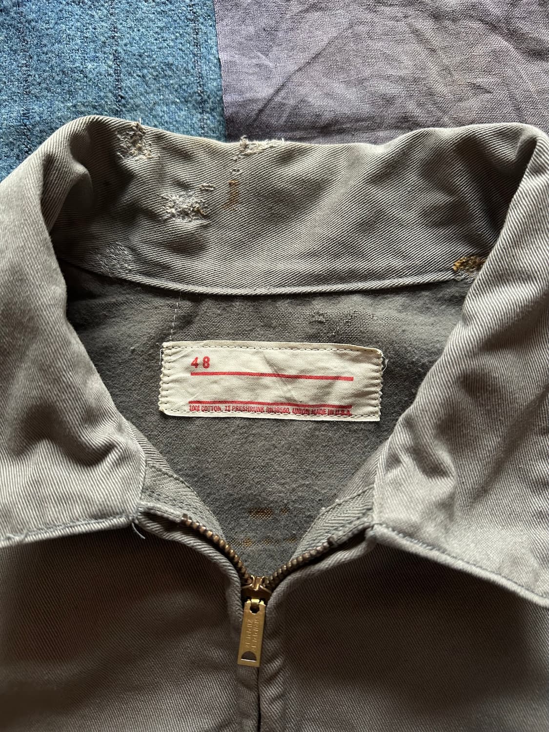 50s 60s Vintage Mechanic Work Jacket 상품이미지5