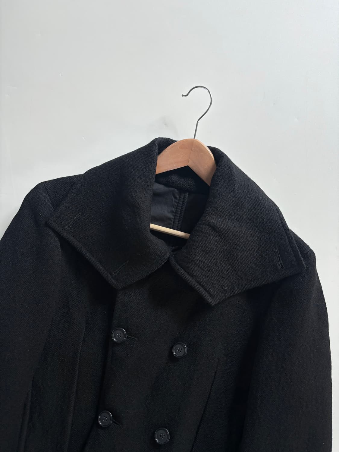 BOTTEGA VENETA 보테가 베네타 블랙 피 코트 상품이미지4