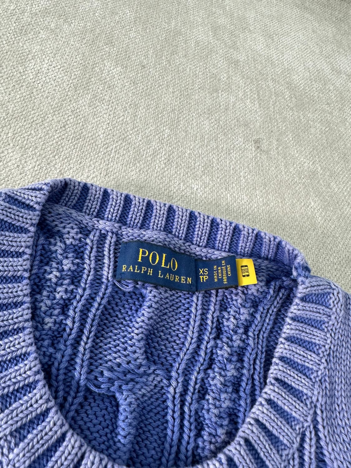 95 폴로랄프로렌 신형라벨 꽈배기 니트  상품이미지3