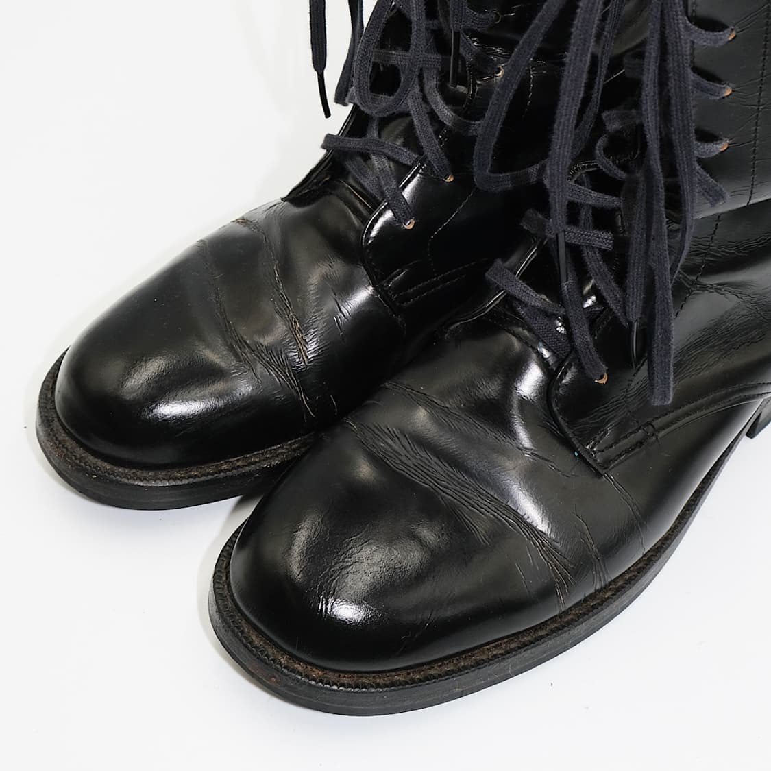 준야 와타나베 10홀 레이스업 컴뱃 부츠 XS(230) BT23002 상품이미지6