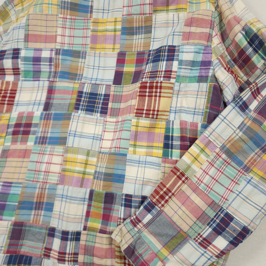 L(100) 폴로 랄프로렌 마드라스체크패치 헤링턴 자켓 상품이미지7