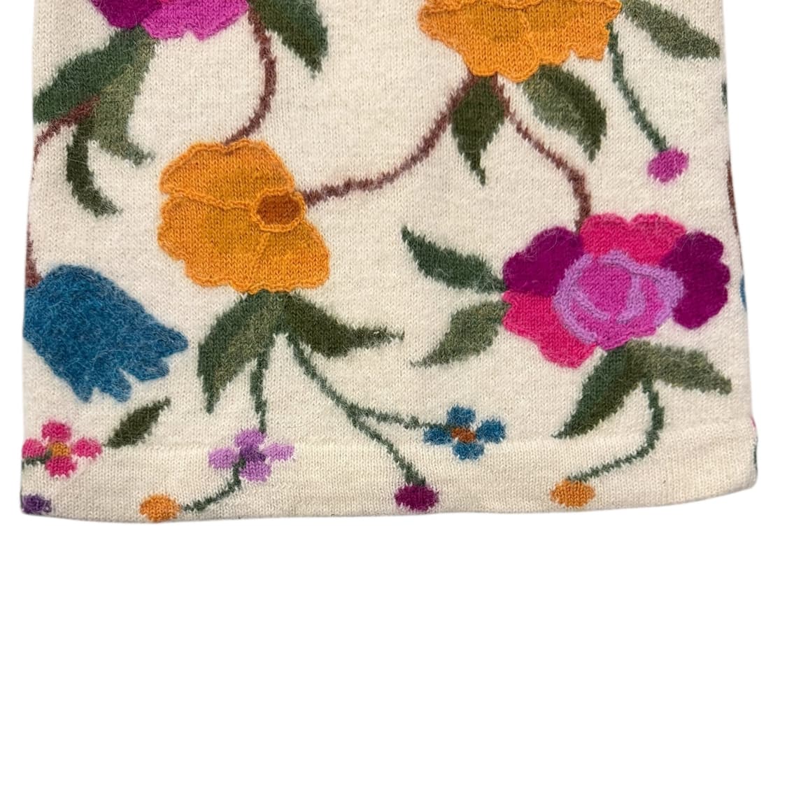 H&C ALPACA 플라워 알파카 니트 베스트 아이보리 상품이미지7