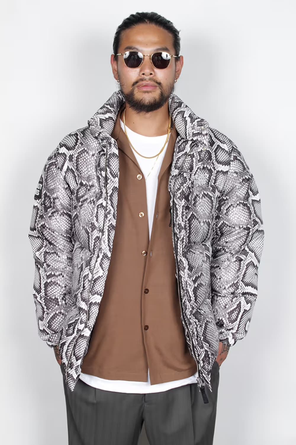 와코마리아 19fw 파이톤 패딩 L 상품이미지1