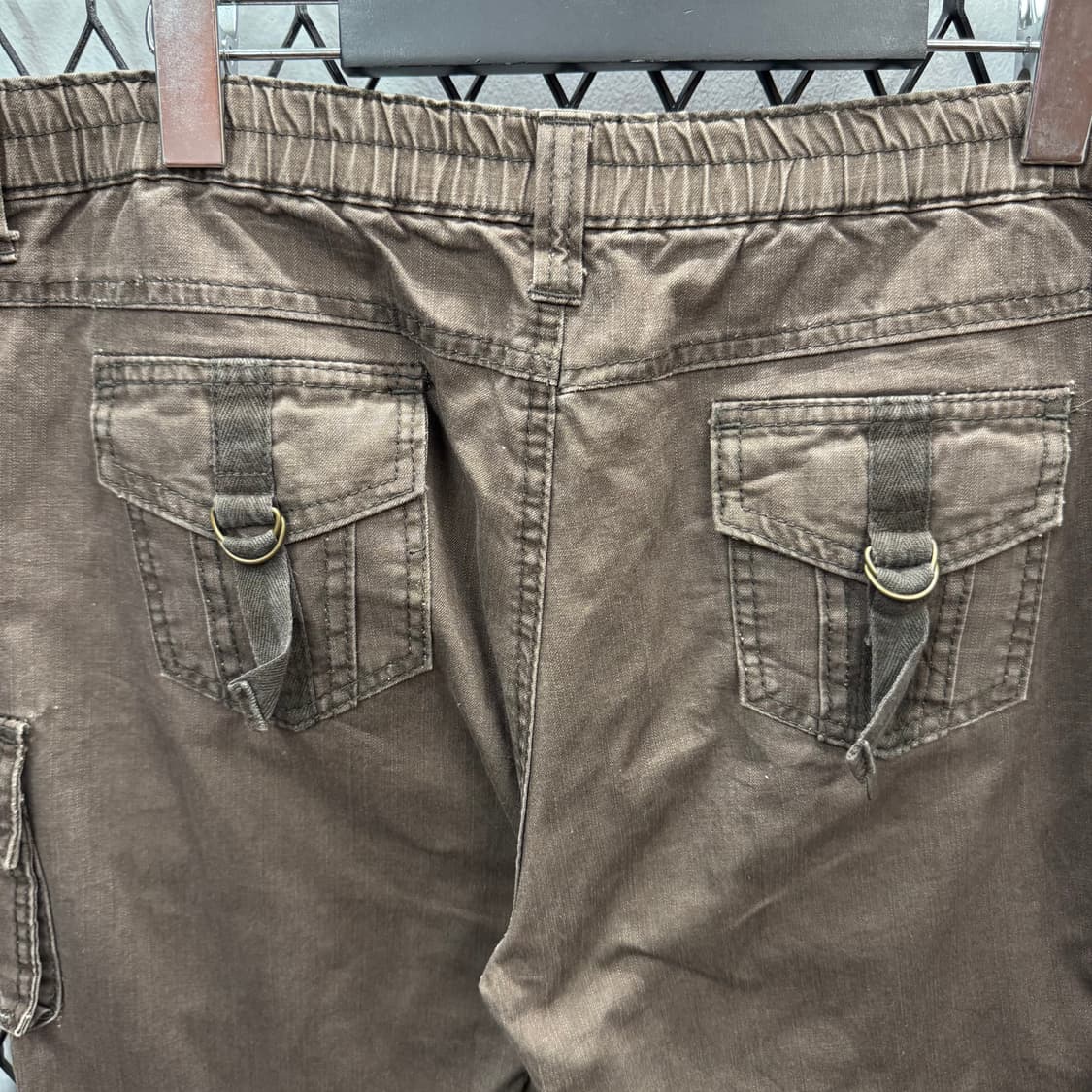 JPN VINTAGE 카고 팬츠 사이드 포켓 포인트 다크브라운 상품이미지7