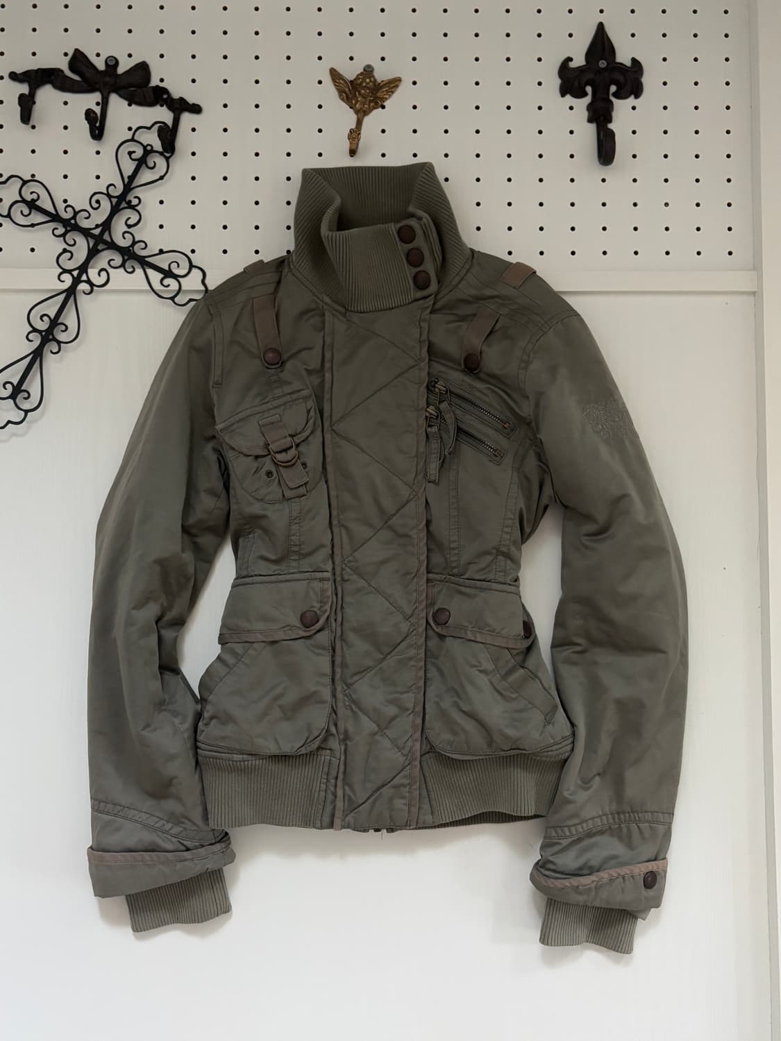 • Bukaru khaki multi-pocket jacket 상품이미지1
