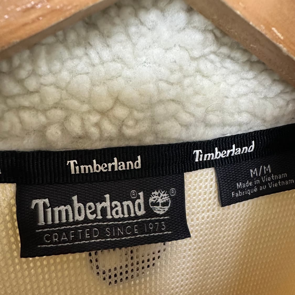 팀버랜드 남자 뽀글이 자켓 아이보리 M 상품이미지10