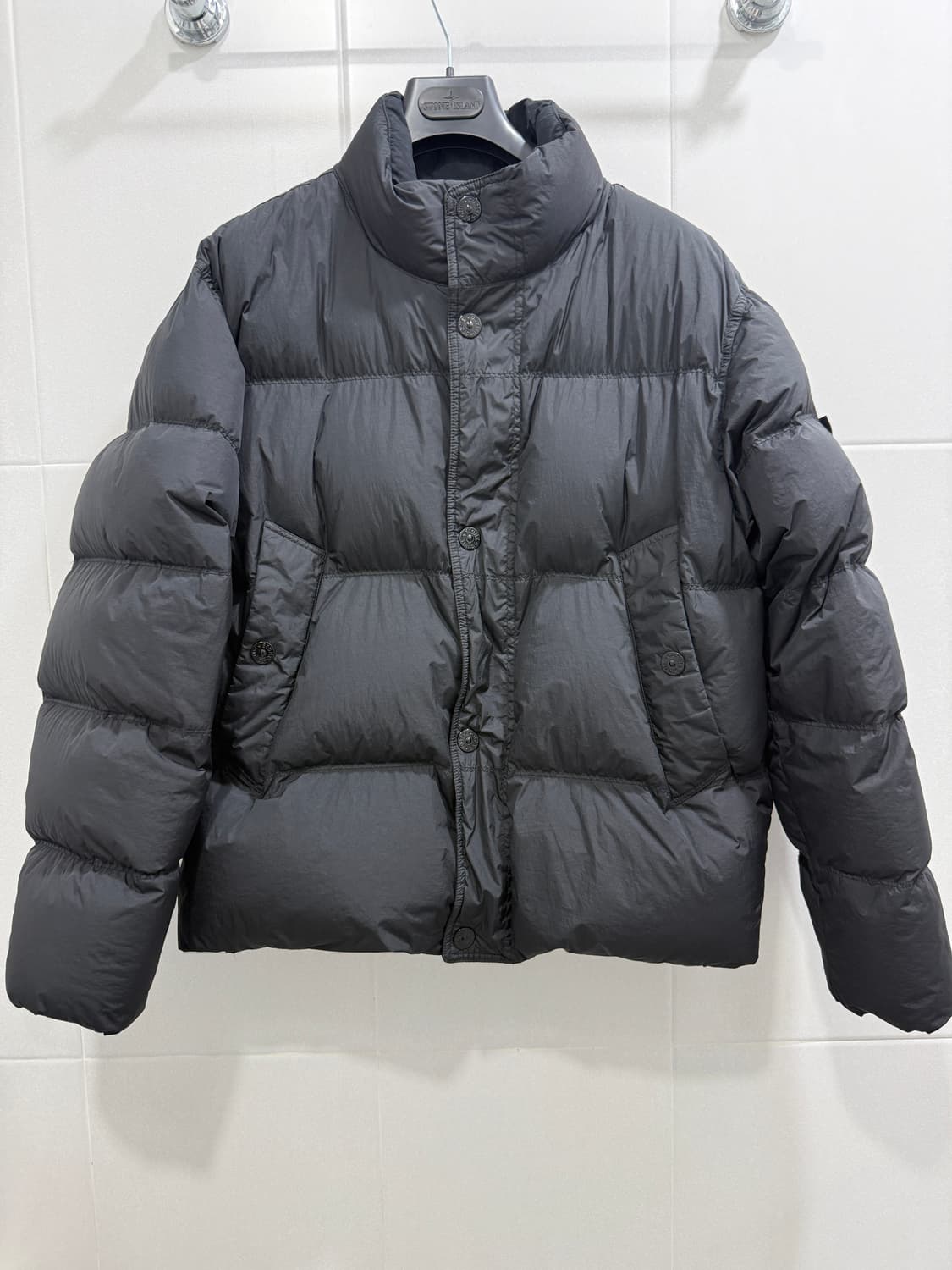 스톤아일랜드 4100010 크링클랩스 NY 리사이클 나일론 윈드 레지스턴 상품이미지2