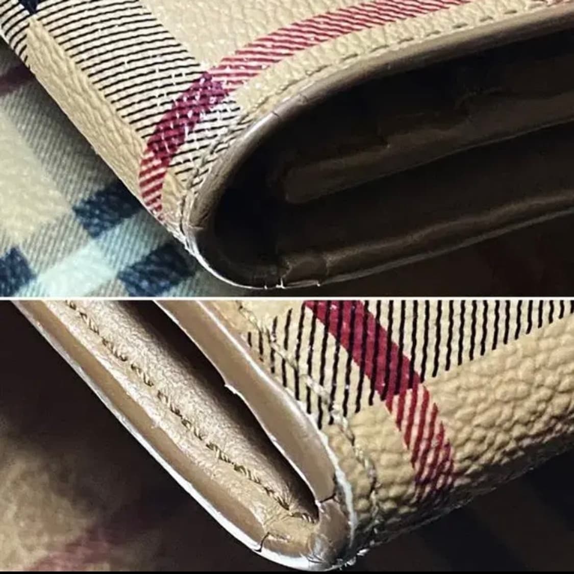 [정품]BURBERRY 버버리 헤이마켓 클래식체크 소가죽 장지갑 상품이미지9