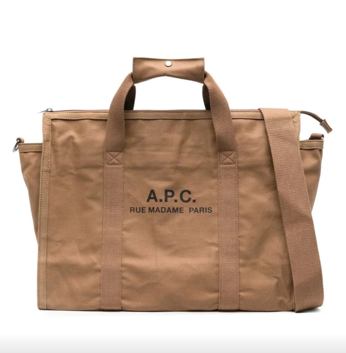 (새상품70%할인)APC 아페쎄 정품 26S/S 레쿠퍼레이션 짐백 브라운 상품이미지3